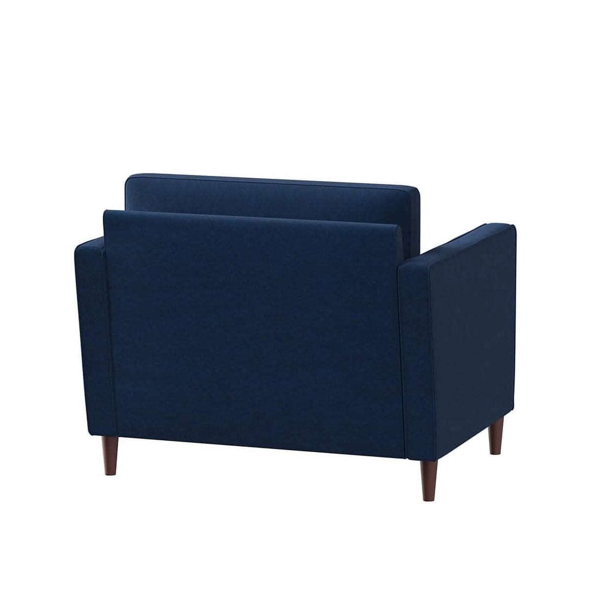 King Chair in Navy Blue Fabric Upholstery Z20032