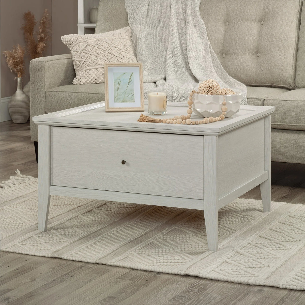 Engineered Wood and Metal Coffee Table F5842