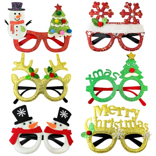 12 Pcs Christmas Glasses Party Favors N66223
