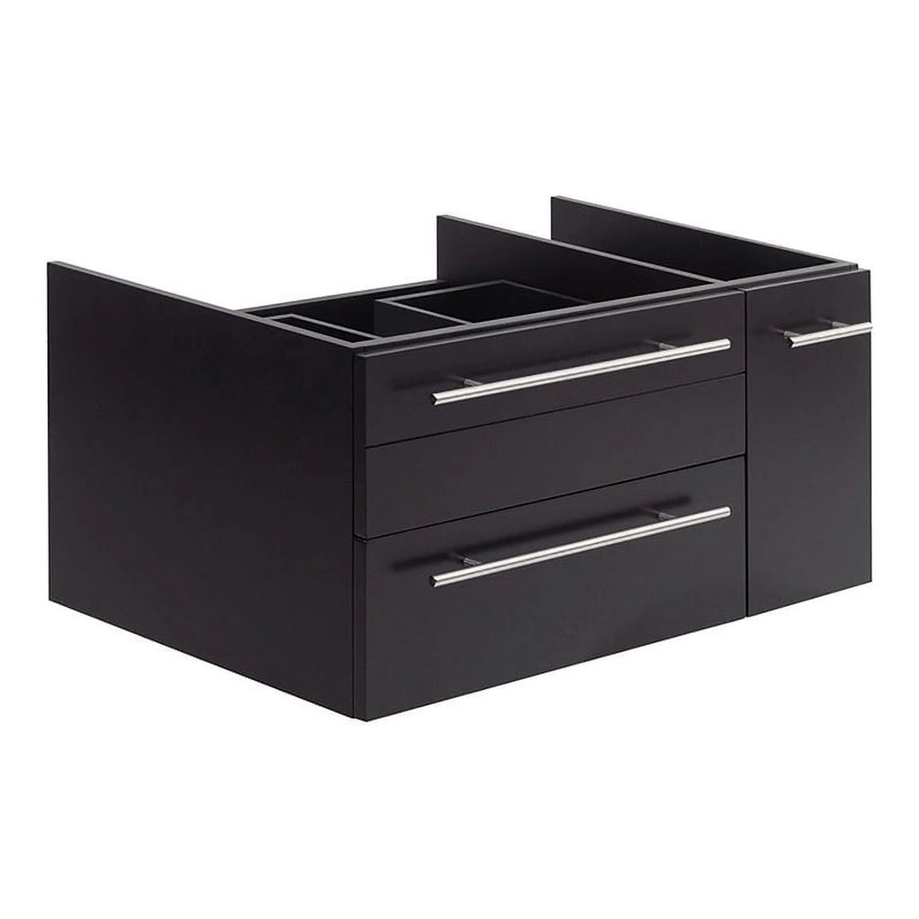 36" Wall Hung Vessel Sink Wood Bathroom Cabinet U203