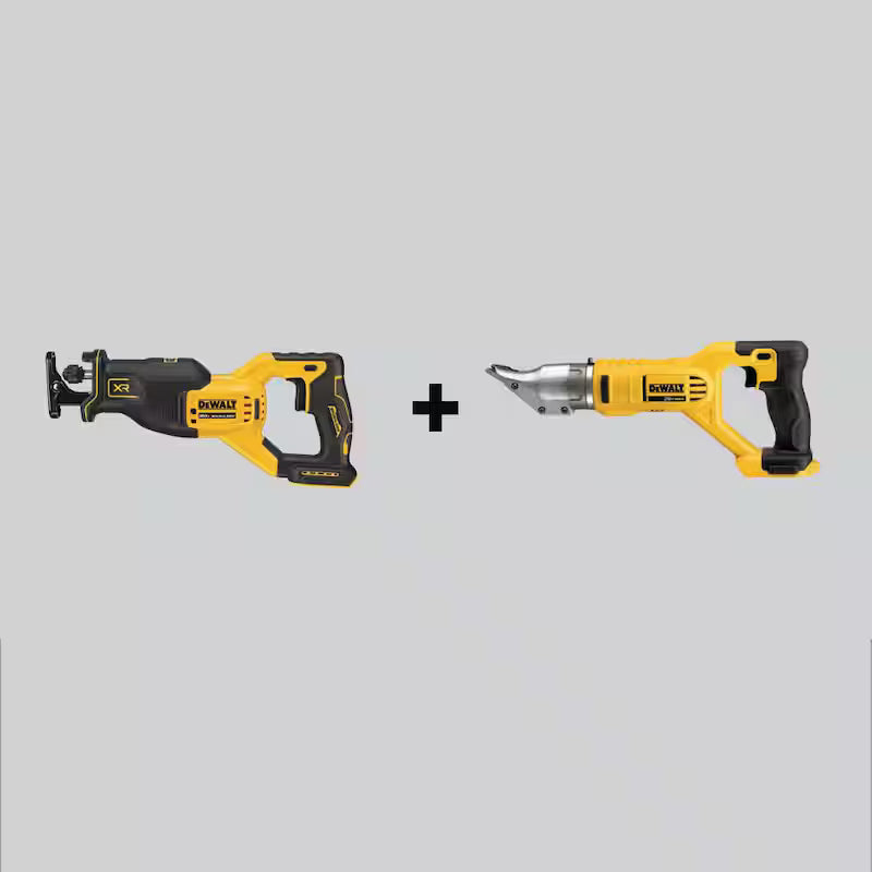 Cordless Brushless Reciprocating Saw and Cordless Swivel Head Shears Q575