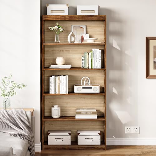 69.9" 5-Tier Vintage Bookshelf X201277