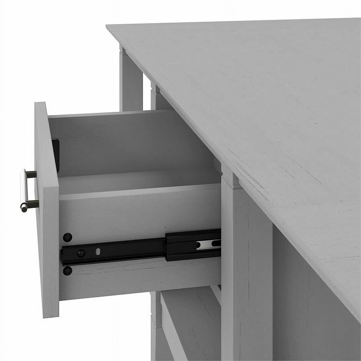 Modern Engineered Wood Coffee Table with Storage in Gray L465