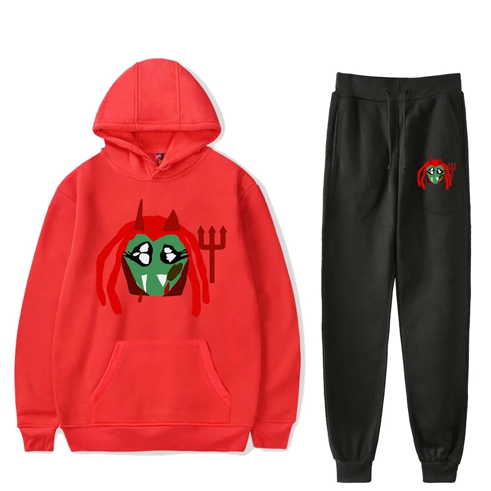Printed Hoodies J9648