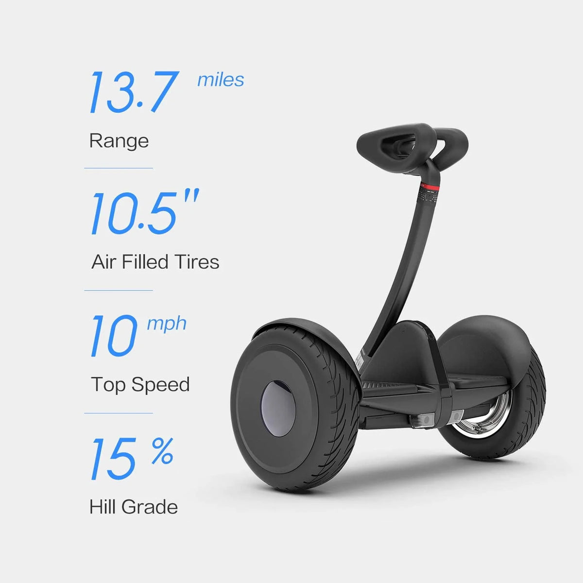 Black Self-Balancing Electric Scooter K37855