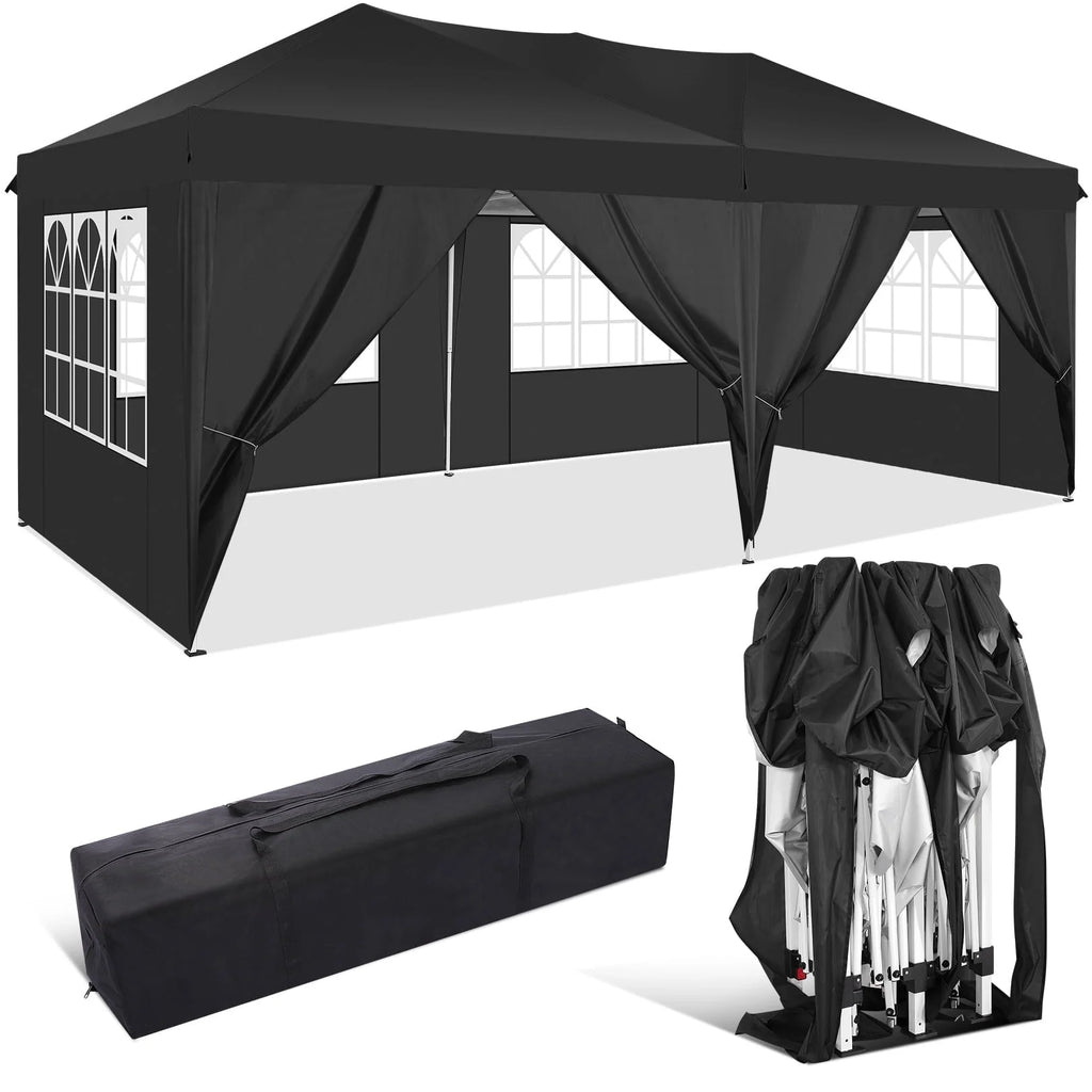 10' x 20' Pop Up Canopy Tent with Carrying Bag K852829