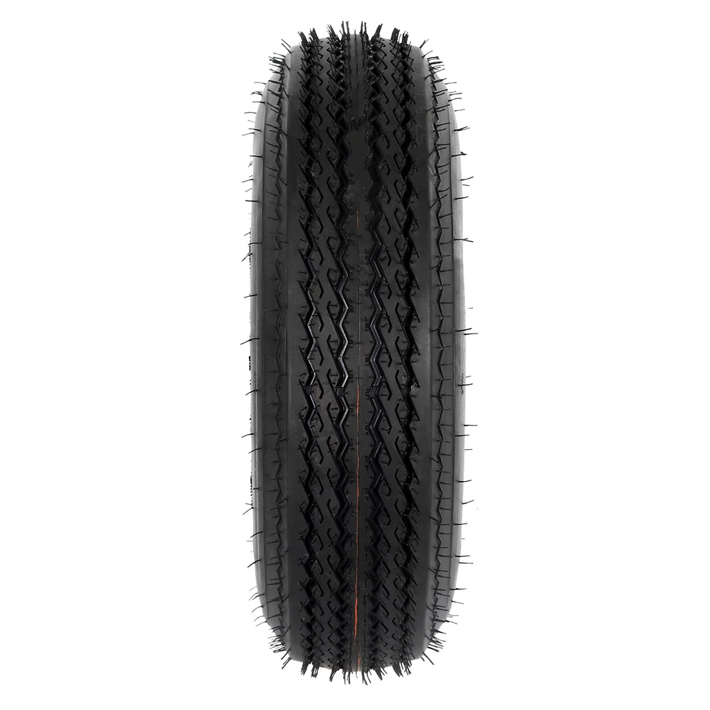 5.70x8 Trailer Tires with 8 Rims, 4 Lug, Load Range C, 2 Pack E591569