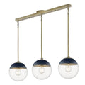 Aged Brass Linear Pendant C234042