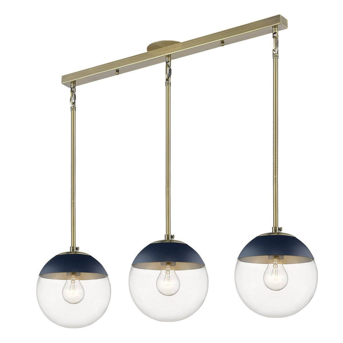 Aged Brass Linear Pendant C234042
