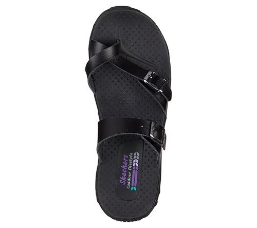 Women's Double Buckle Thong Slide Sandal T79392