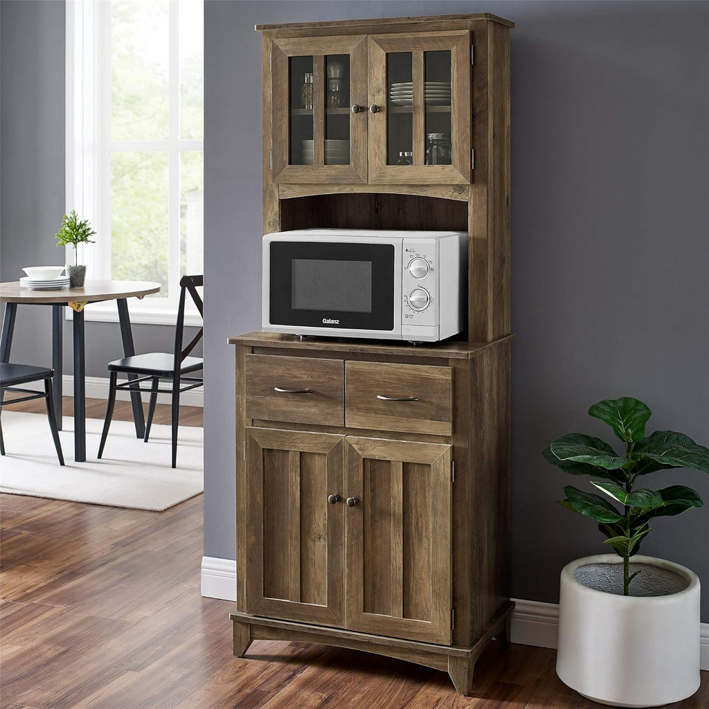Microwave Storage Stand with Double Door Cabinets T191