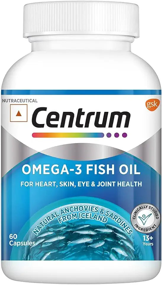 60 Capsules Omega-3 Fish Oil with EPA & DHA E3259