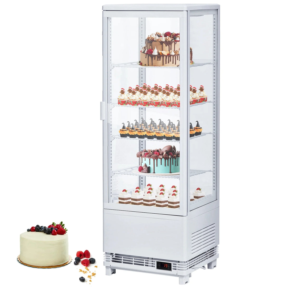 2.1 Cu.Ft Single Door Countertop Refrigerated Display Case X4125
