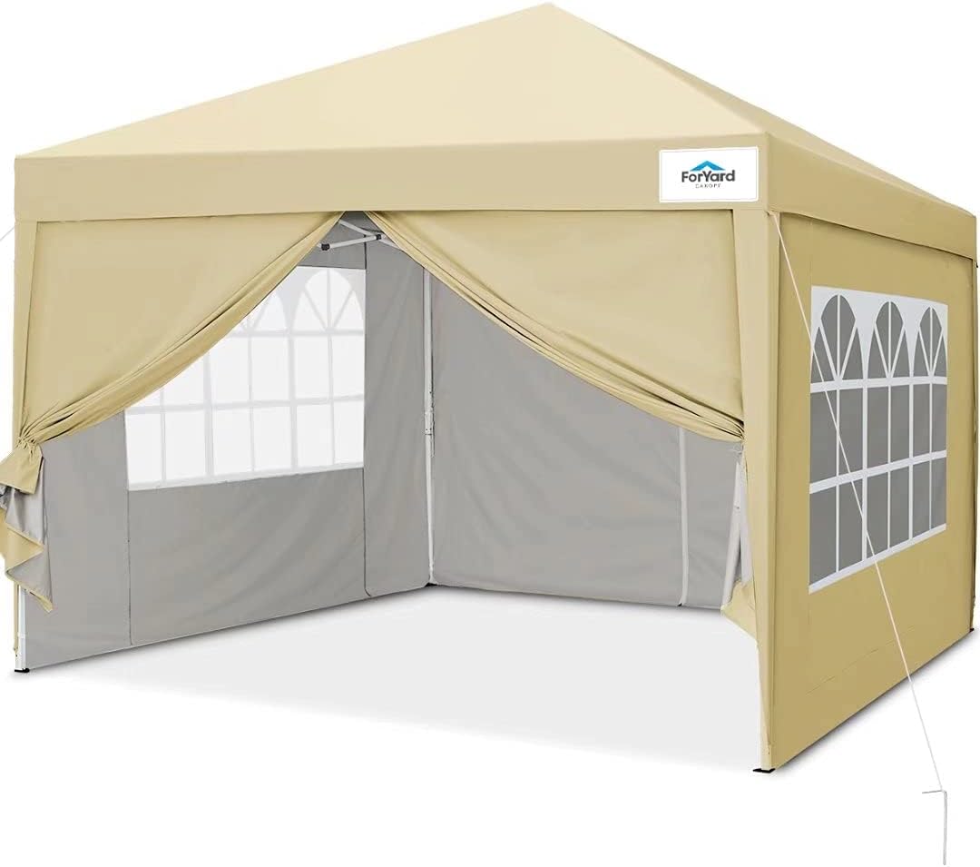 10'x10' Pop Up Canopy Tent with Sidewalls P872528
