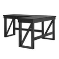 Black Lift Top L Desk T620307