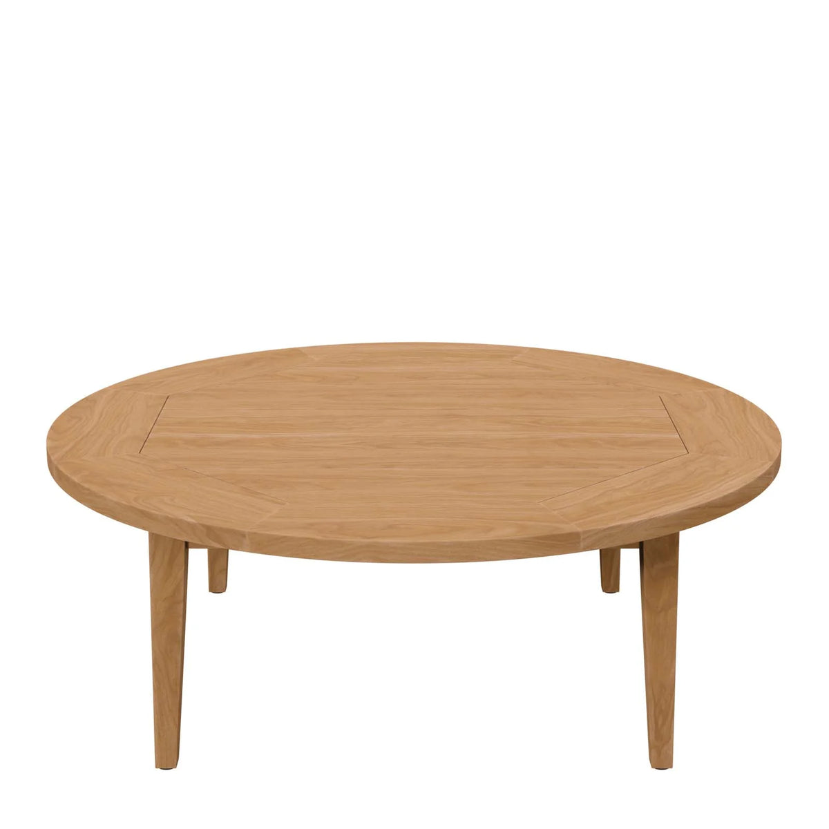 Round Teak Wood Coffee Table J103441
