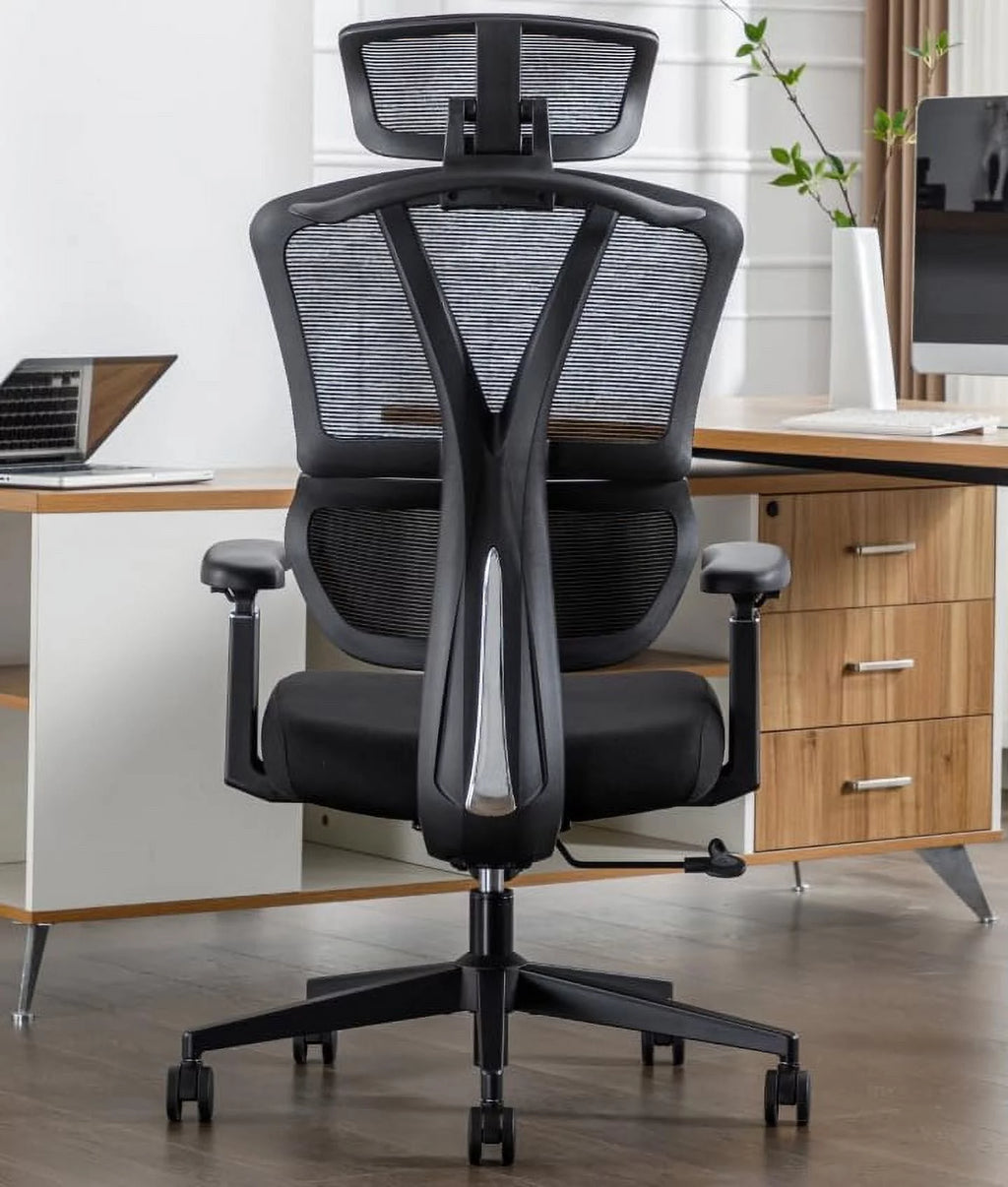 Mesh Ergonomic Office Chair with Headrest and Lumbar Support R524693