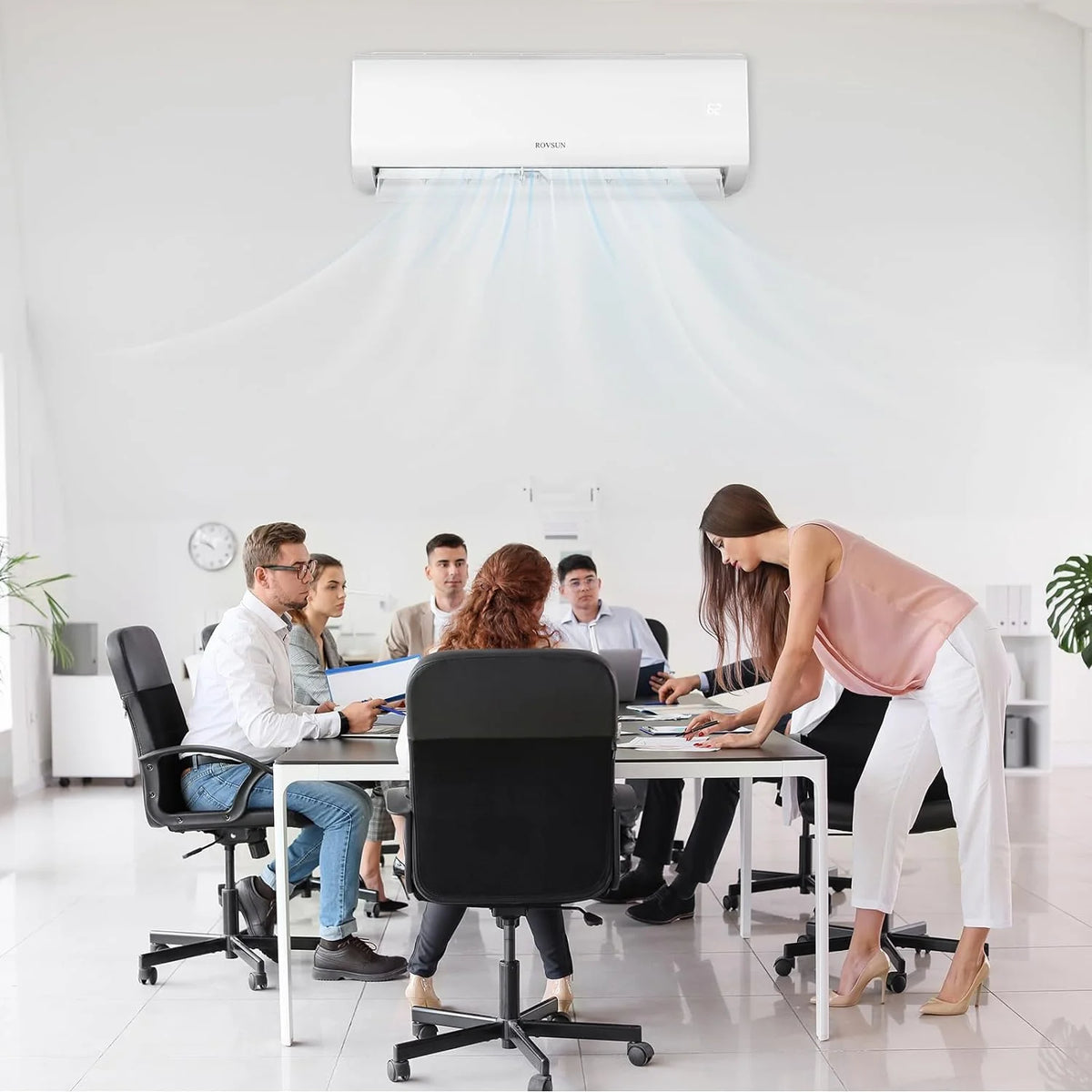 3 Zone 27000 BTU WIFI Mini Split AC/Heating System X4544