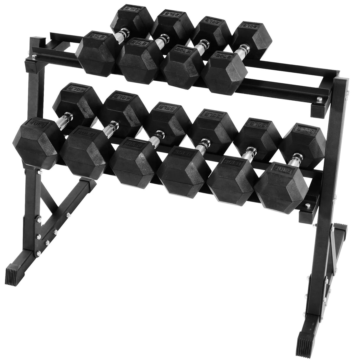150 LB Dumbbell Set with A-Frame Rack F96077