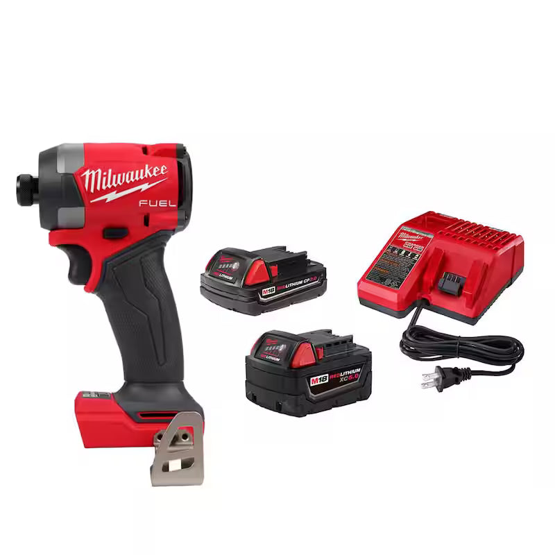 18V Brushless Cordless 1/4 in. Hex Impact Driver with Battery and Charger T15083