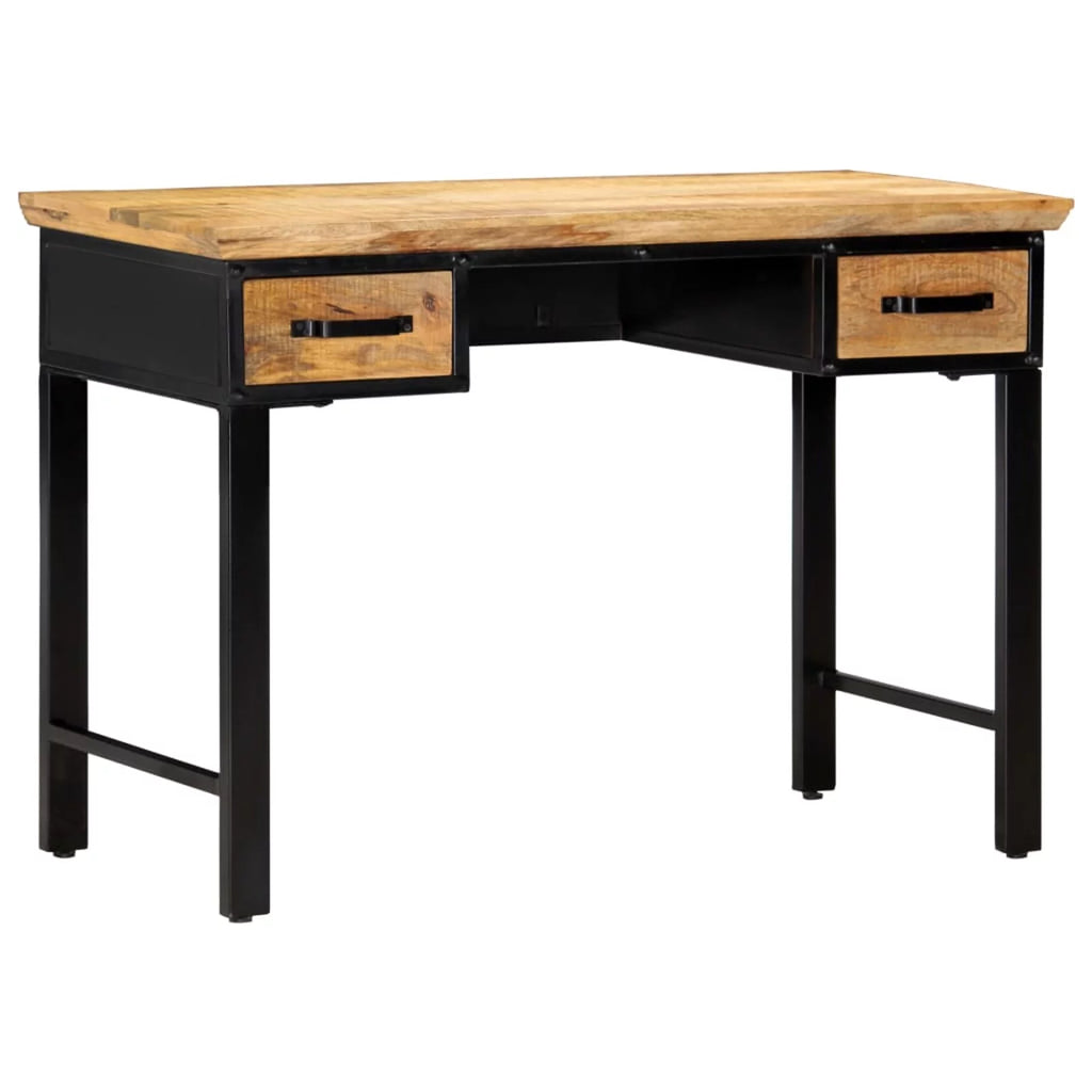 Mango Wood Writing Desk with 2 Storage Drawers F701276