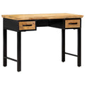 Mango Wood Writing Desk with 2 Storage Drawers F701276