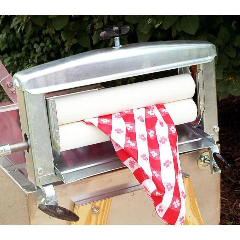 15 Gallon Laundry Agitator Hand Washer Tub and Wringer with Wooden Legs H8737