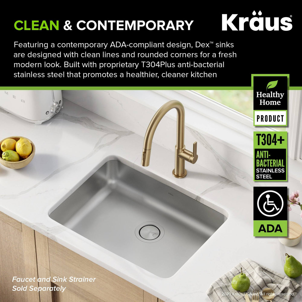 25 in. 16 Gauge Undermount Stainless Steel Single Bowl Kitchen Sink I890