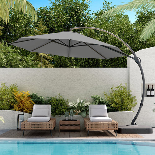 11FT Patio Umbrella with Base M2739