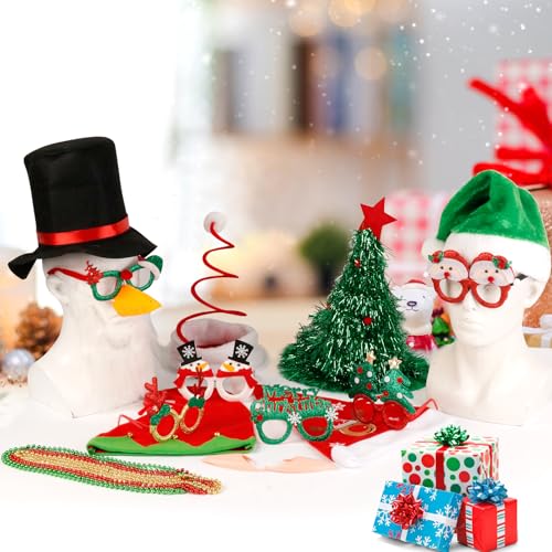21 Pcs Christmas Photo Booth Props Kit S3812
