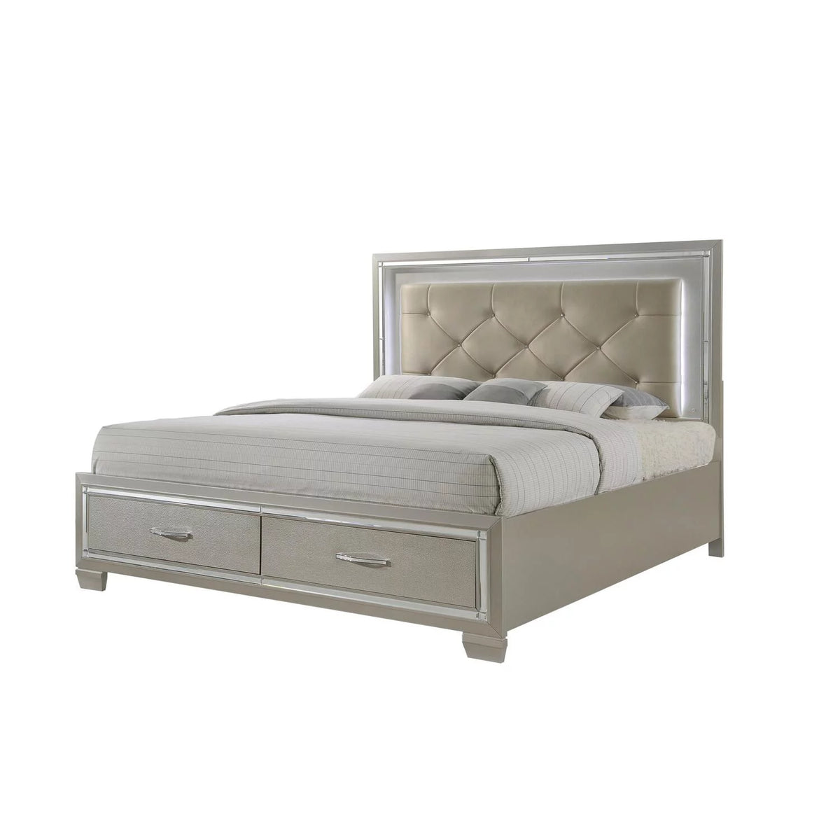 Queen Platform Storage 6PC Bedroom Set L49501