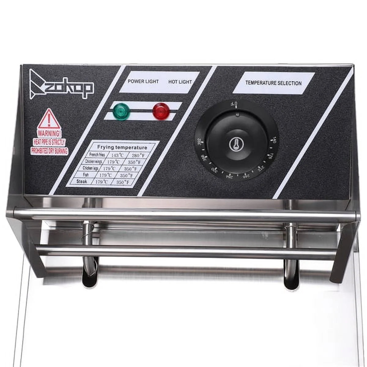 Stainless Steel Electric Double Tank Deep Fryer with Basket 6L W41181