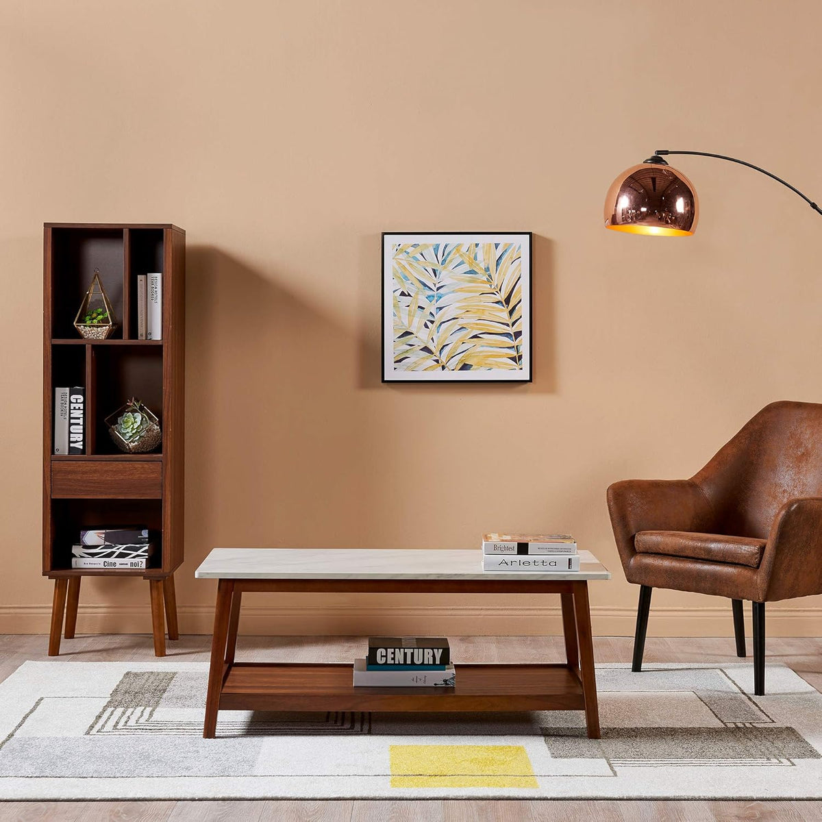 Mid-Century Modern Bookcase and Storage Unit G591277