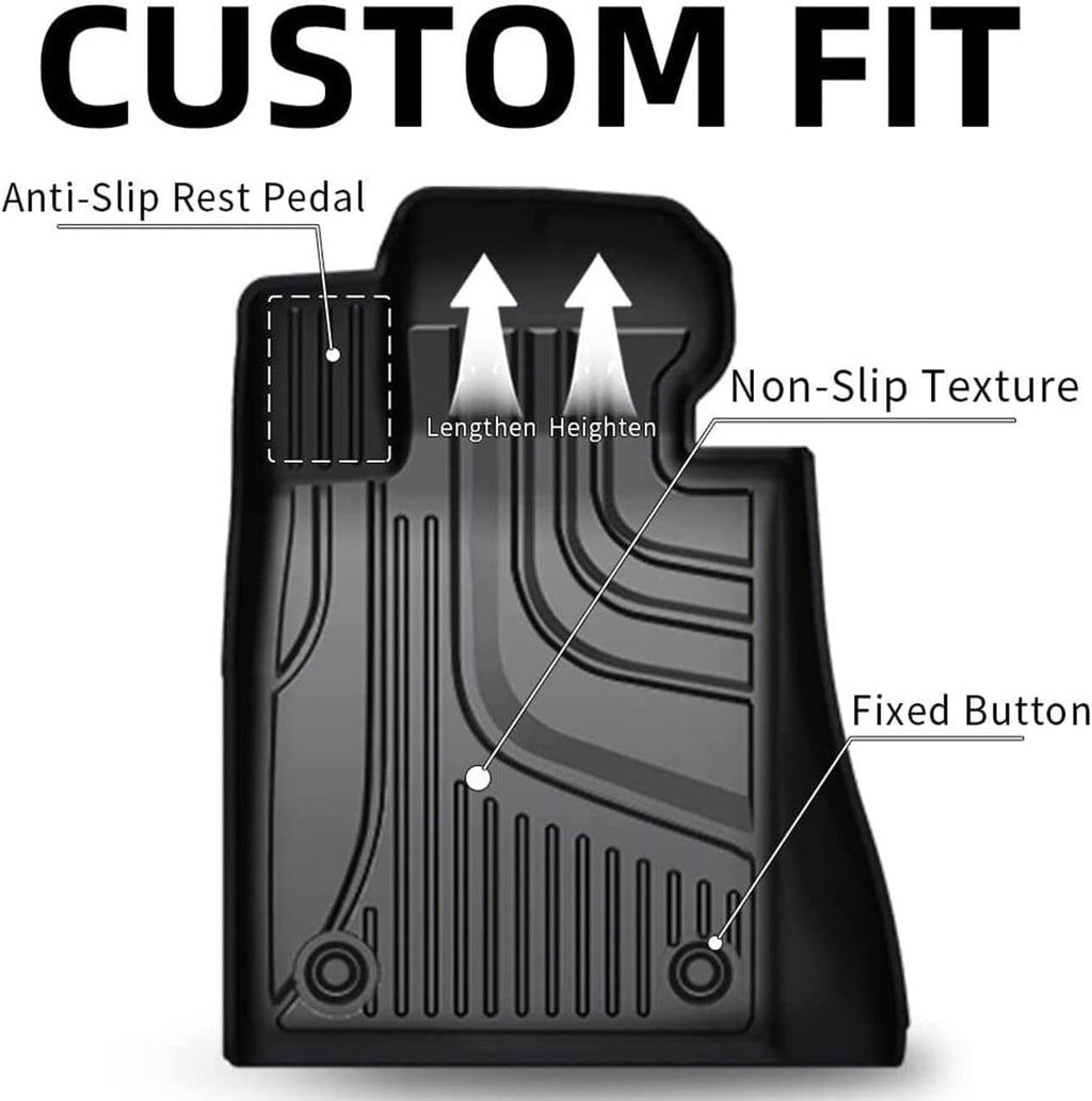 All Weather TPE Car Floor Mats Full Set R5972