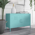2 Door Metal Locker Accent Cabinet P267831