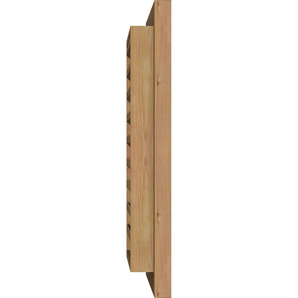 Unfinished Functional Rough Vertical Gable Vent J94890