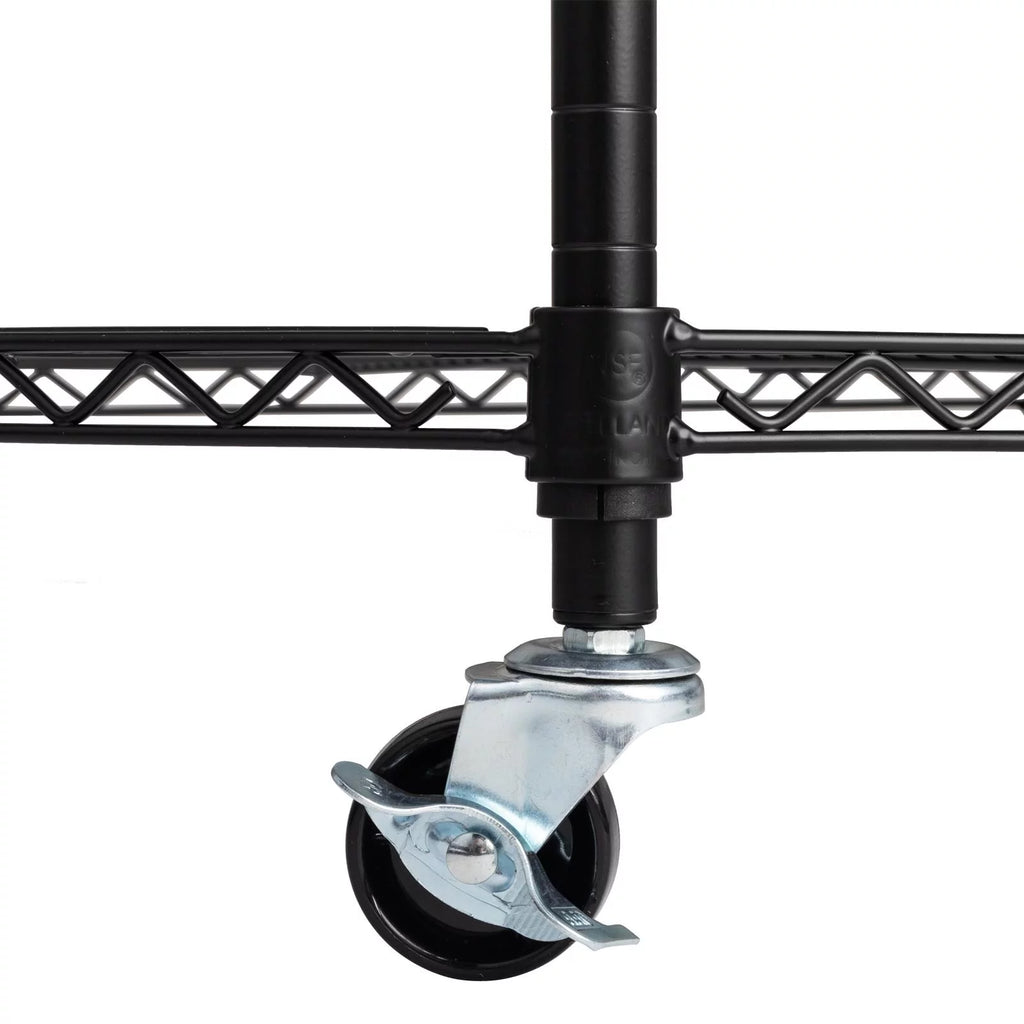 6 Tire Heavy Duty Steel Garage Storage Rack with Wheels Q785109