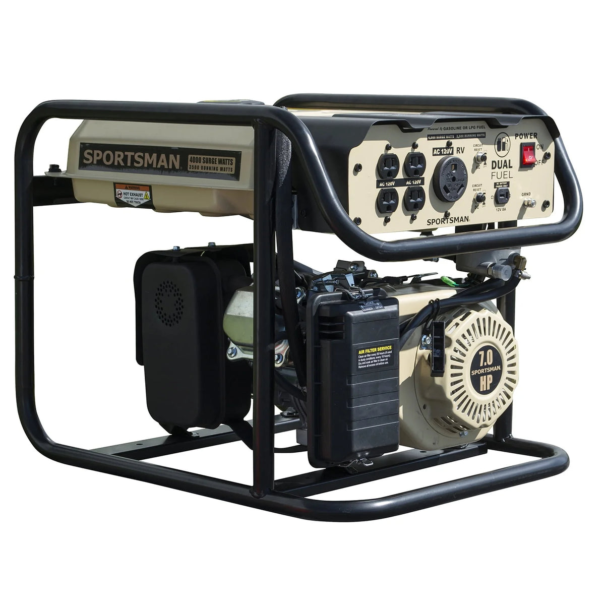 4000 Watt Dual Fuel Generator C989306
