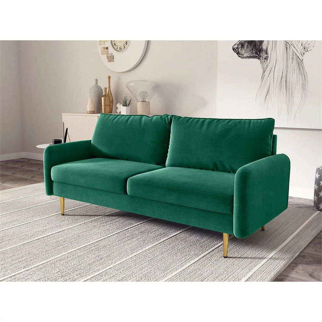 Green Velvet Sofa X321