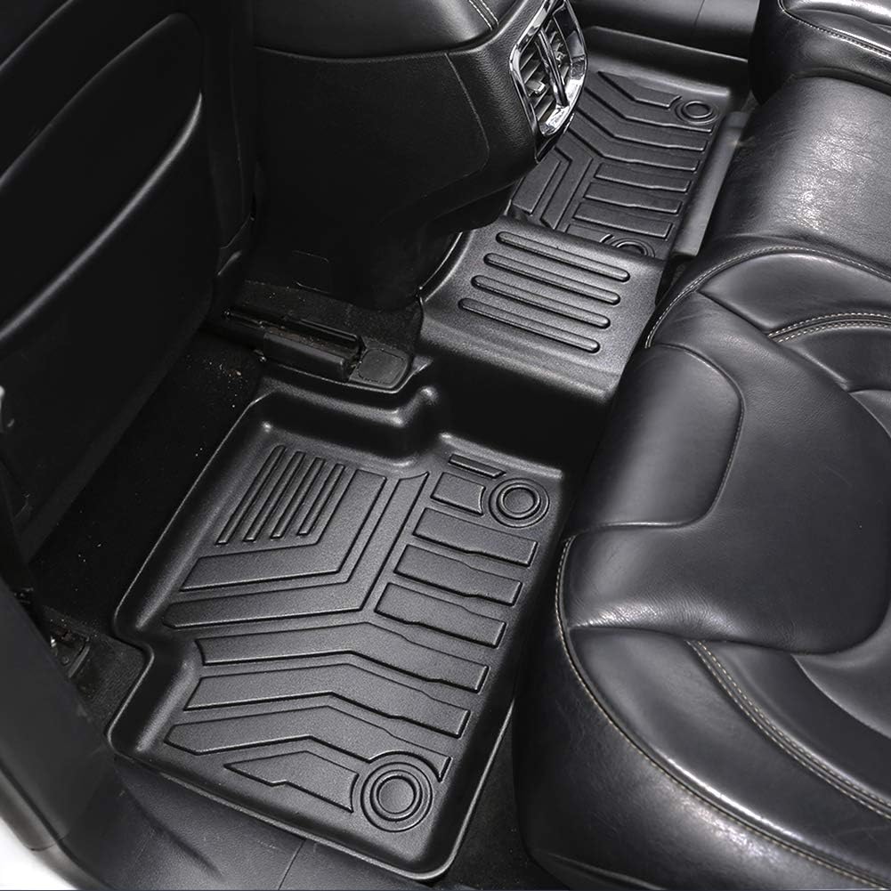Custom Fit TPV 3D Car Floor Liners 1st & 2nd Row Full Set I602471