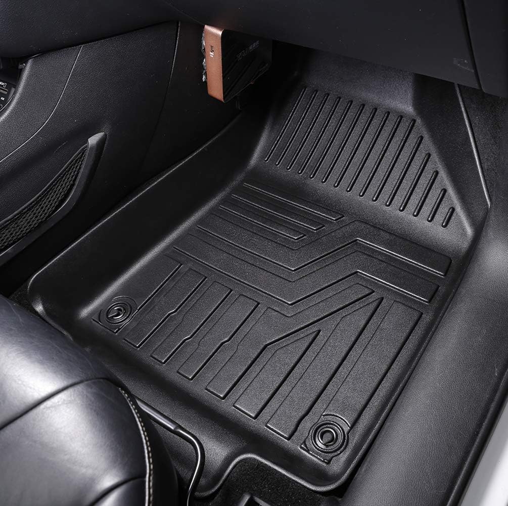 Custom Fit TPV 3D Car Floor Liners 1st & 2nd Row Full Set I602471
