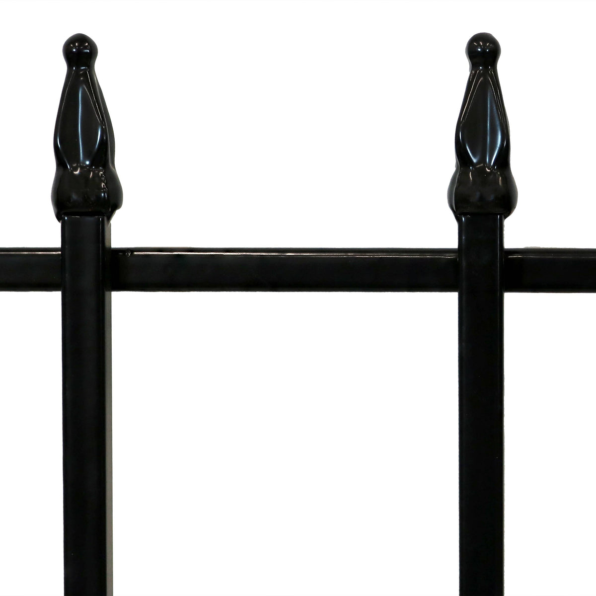 Black Iron Garden Border Fence W5323