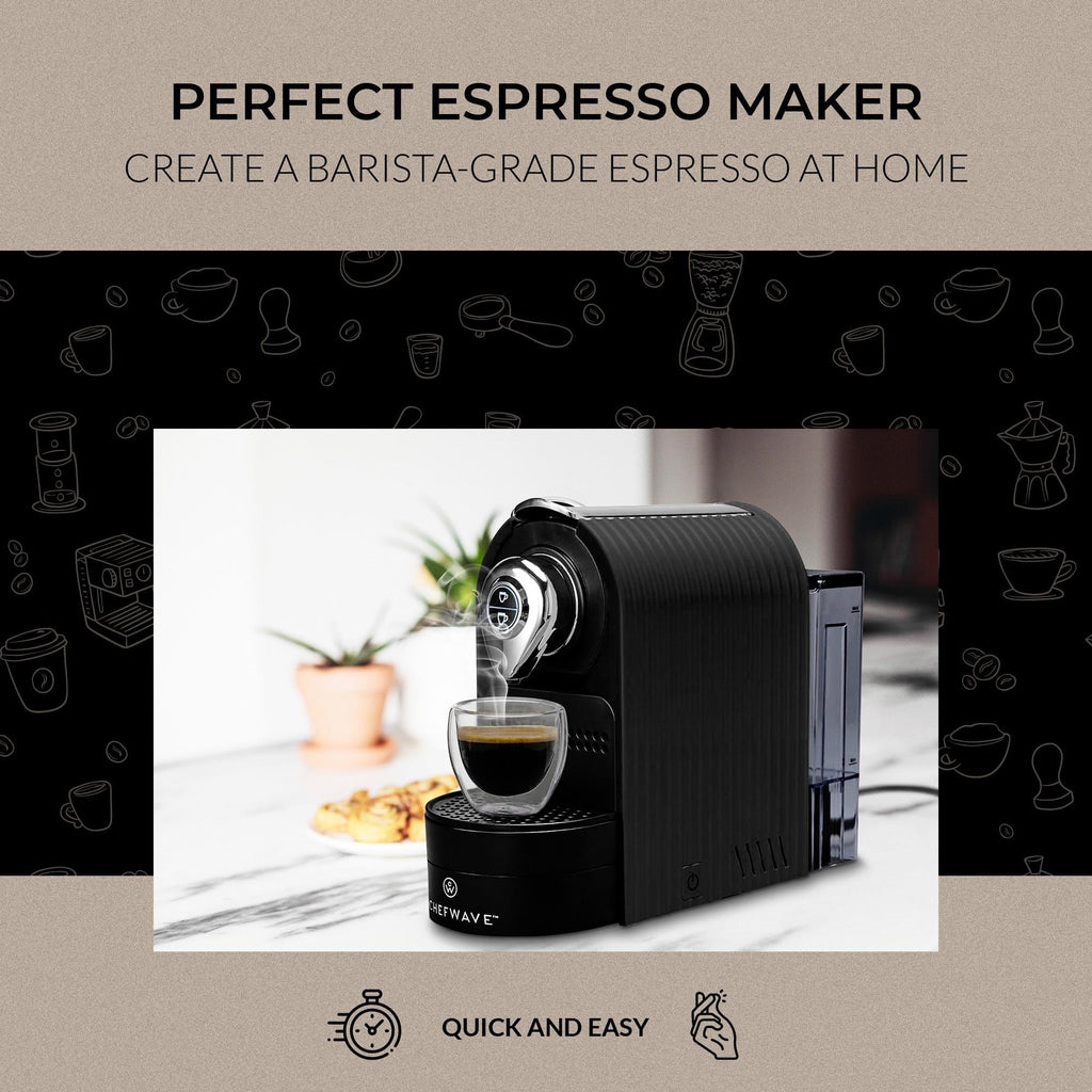 Espresso Machine for Nespresso Capsules with Holder and Cups I87713