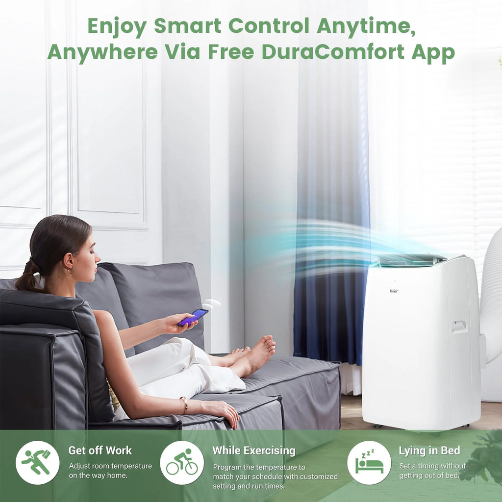 White Portable Air Conditioner, Dehumidifier, Fan R765405