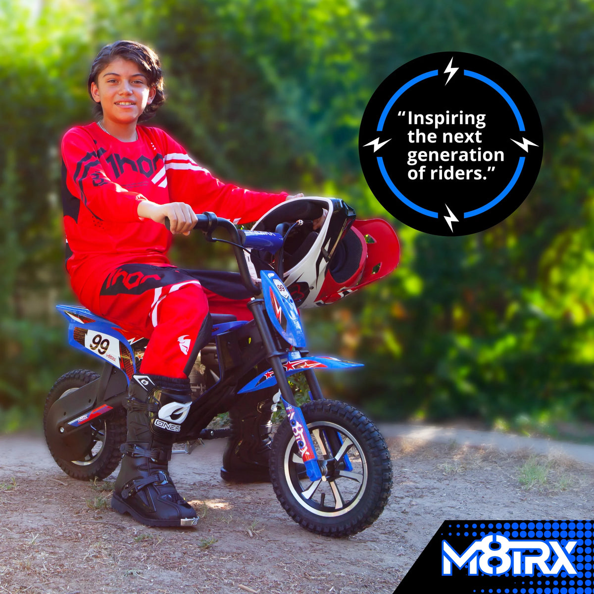 Blue 24V Electric Dirt Bike H272