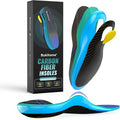 Carbon Fiber Insoles High Arch Rigid Support 1 Pair 2XL H3239