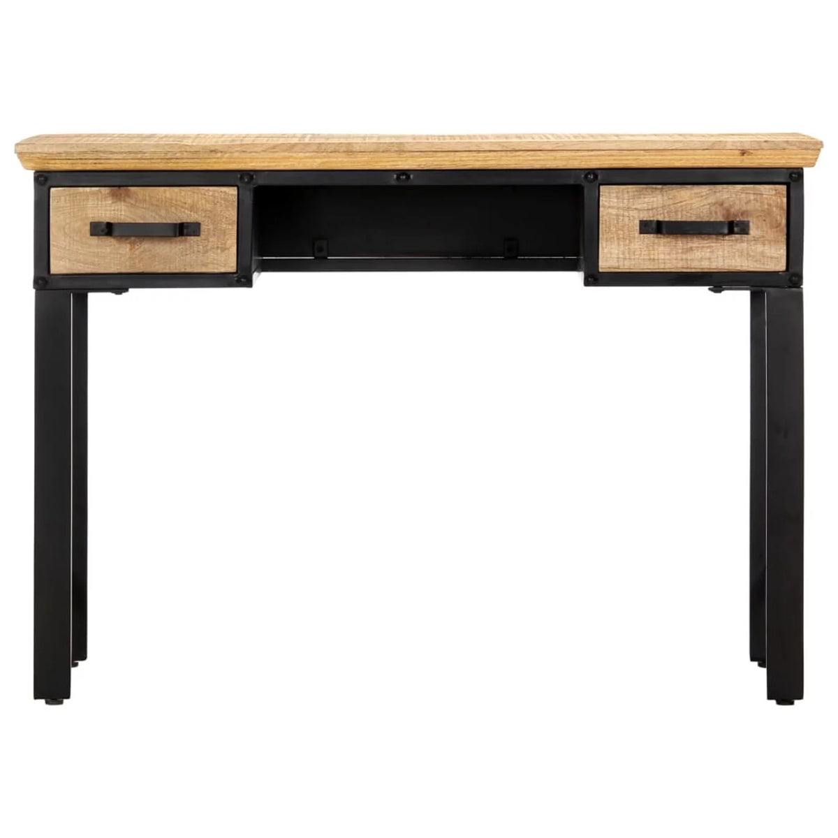 Mango Wood Writing Desk with 2 Storage Drawers F701276
