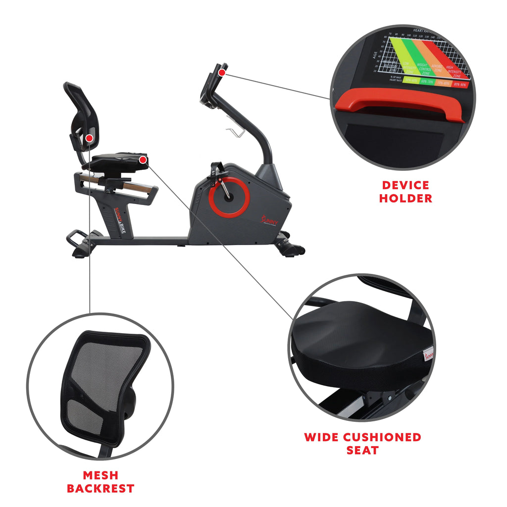 Magnetic Resistance Smart Recumbent Bike L54868