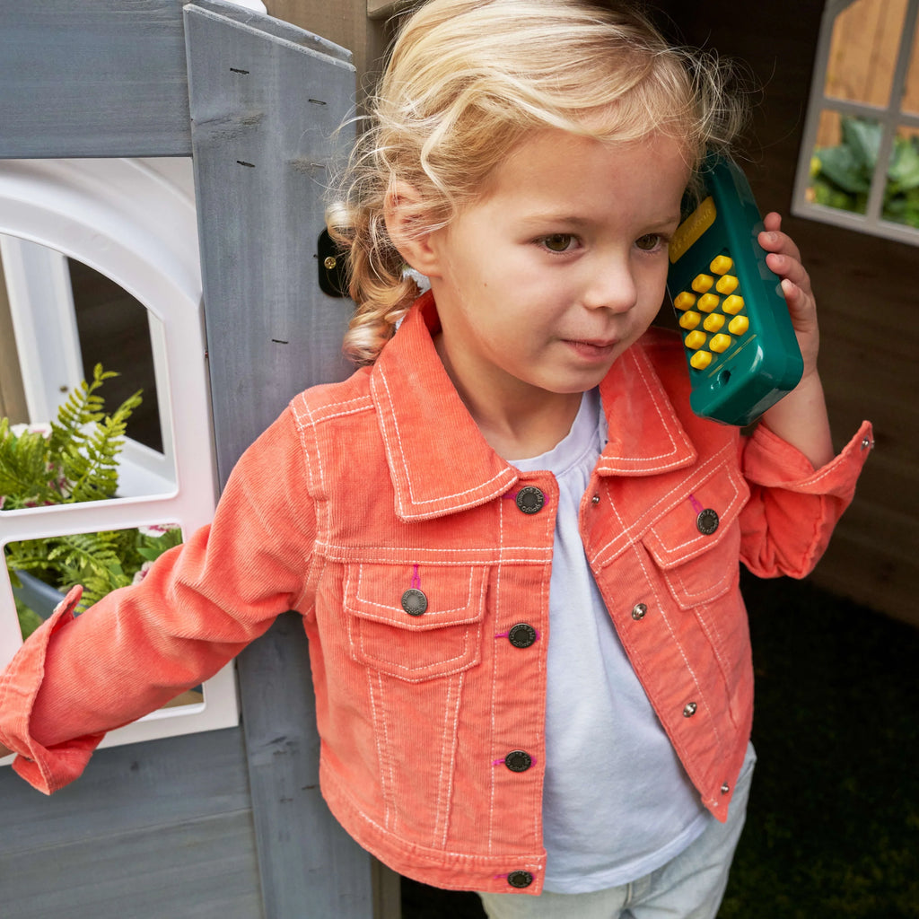 Wooden Outdoor Playhouse with Kitchen D6221