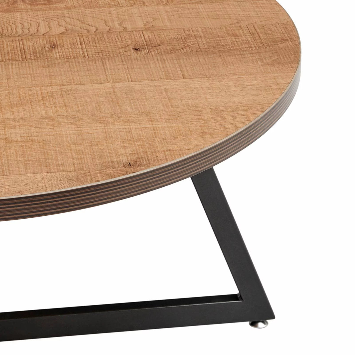 Round Wood Coffee Table H377